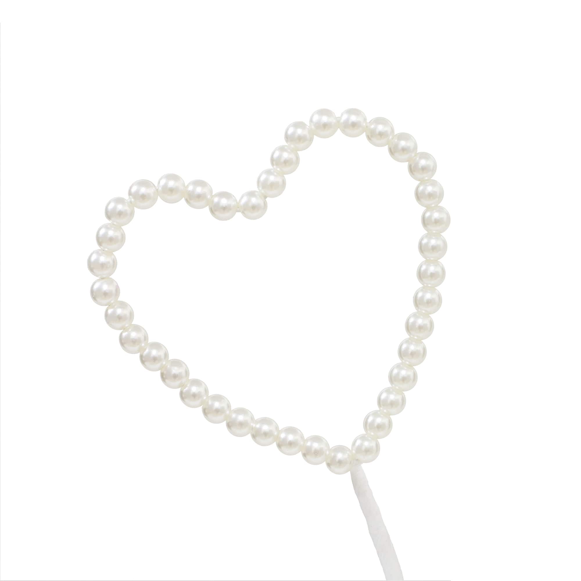 27" White Heart Stem by Ashland®